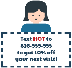 Offer an incentive to text message.